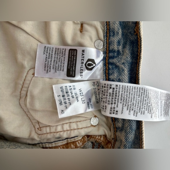 Levi’s Premium 501 ‘90s Women’s High Rise StraightLeg Jeans Button Fly LightWash - Picture 12 of 13